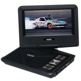 DVD Portatil LED Vicini com tela 7? Giratória em até 270°,