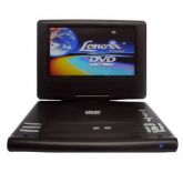 DVD Player Portátil c/ Tela LCD 7" Giratória, USB e Leitor d